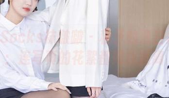 BoBoSocks袜啵啵 - 稚予的薄白丝精选：连写真的花絮都如此迷离