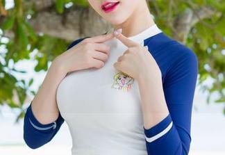 MiStar魅妍社 - 黄乐然的美腿：当你一不小心盯看的图片！