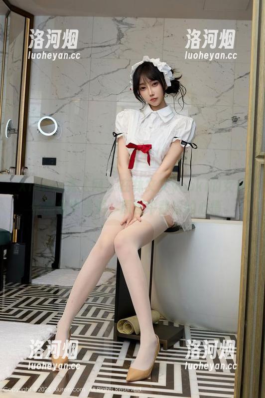 Xiuren秀人网 - 在林文文yooki的女仆作品集中漫游，原图中静谧的心情。-洛河烟