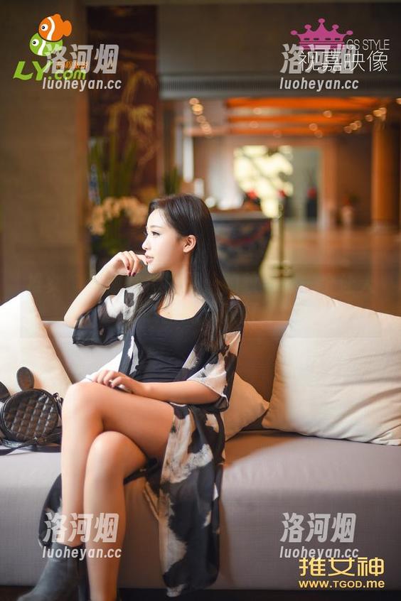 推女神 - 谢忱倬图册：豹纹与每一个让人瞩目的聚光灯-洛河烟