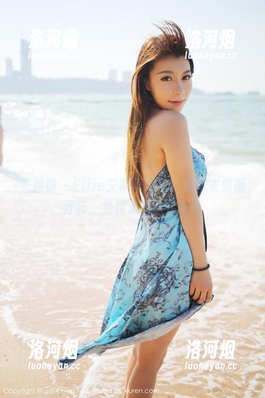 美媛馆 - Ellie艾栗栗现身，连体衣原图开箱，免费流量拿走不谢-洛河烟