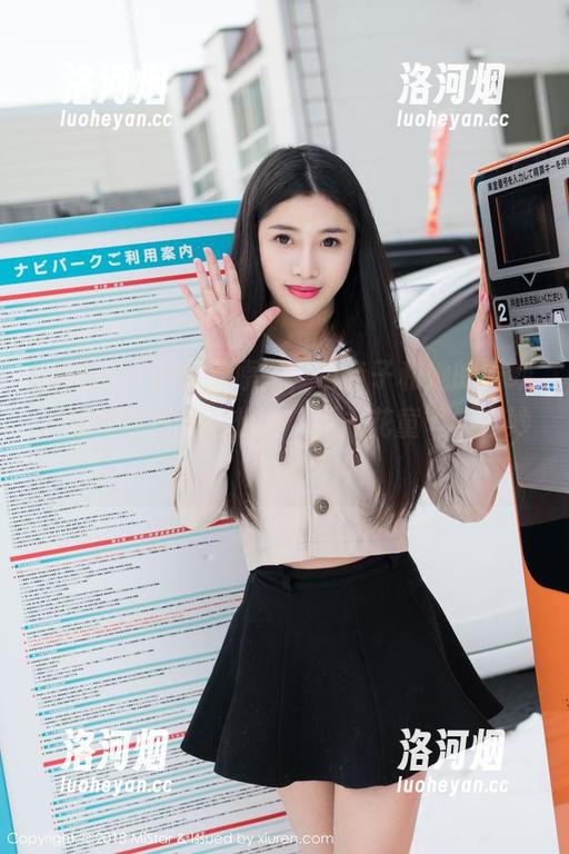 魅妍社 - 这全套原图，萌奈子和她的婚纱，竟然让我开始想象“婚礼花童”的奇妙角色。-洛河烟