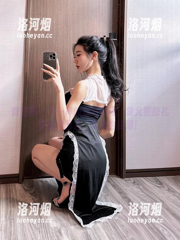 微密圈 - 不一样的黯然销魂：黎允熙的礼服福利图包，宅家也能潮！-洛河烟